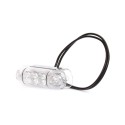 LAMPA OBRYSOWA BIAŁA 12-24V LED 283