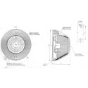 LAMPA OBRYSOWA BIAŁA 12/24V WAŚ 12