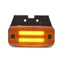 LAMPA OBRYSOWA POMARAŃCZOWA 12-24V LED WAŚ 1138