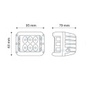 LAMPA ROBOCZA Z DOŚWIETLENIEM ZAKRĘTÓW 12-24V LED TT.13209