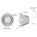 LAMPA OBRYSOWA BIAŁA 12/24V WAŚ 15