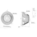 LAMPA OBRYSOWA CZERWONA 12/24V WAŚ 13