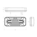 LAMPA ZESPOLONA TYLNA 12-24V LED WAŚ 1278DDL