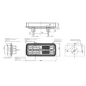 LAMPA ZESPOLONA TYLNA 12V LED WAŚ 1380 DD L/P