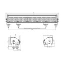 LAMPA PRZEDNIA DROGOWA 12-24V LED WAŚ 1584