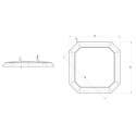 LAMPA OŚWIETLENIA WNĘTRZA LED 12-24V WAŚ 1466