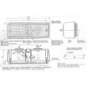 Lampa zespolona tylna żarówkowa 12V 24V WAŚ 40 WO72U