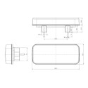 LAMPA TYLNA ZESPOLONA 12-24V LED WAŚ 1312L/P