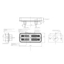 LAMPA TYLNA ZESPOLONA 12-24V LED WAŚ 1321L/P