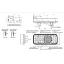 LAMPA TYLNA ZESPOLONA 12-24V LED WAŚ 313