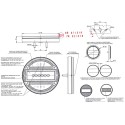 LAMPA TYLNA ZESPOLONA 12-24V LED WAŚ 743