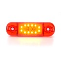 LAMPA OBRYSOWA CZERWONA 12-24V LED WAŚ 715