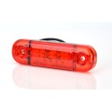 LAMPA OBRYSOWA CZERWONA 12-24V LED WAŚ 715