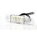 LAMPA OBRYSOWA BIAŁA 12-24V LED WAŚ 716