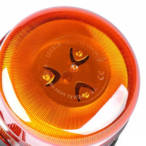 LAMPA BŁYSKOWA OSTRZEGAWCZA KOGUT 12V-24V LED MAGNES AMIO 01500