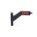 LAMPA OBRYSOWA PRAWA 12-24V LED WAŚ 2219P DARK