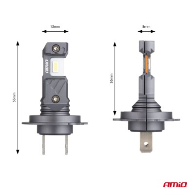 ŻARÓWKI H7 LED HYBRID CAMBUS 60W AMIO 04115