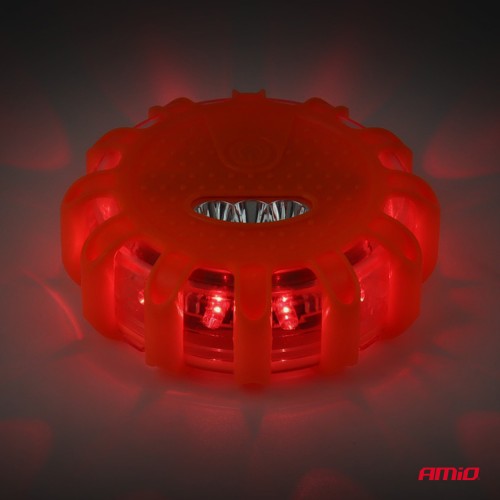 Lampa awaryjna LED akumulatorowa z latarką 12 LED 3 SMD AMIO 04673