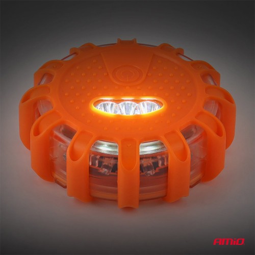 Lampa awaryjna LED akumulatorowa z latarką 12 LED 3 SMD AMIO 04673