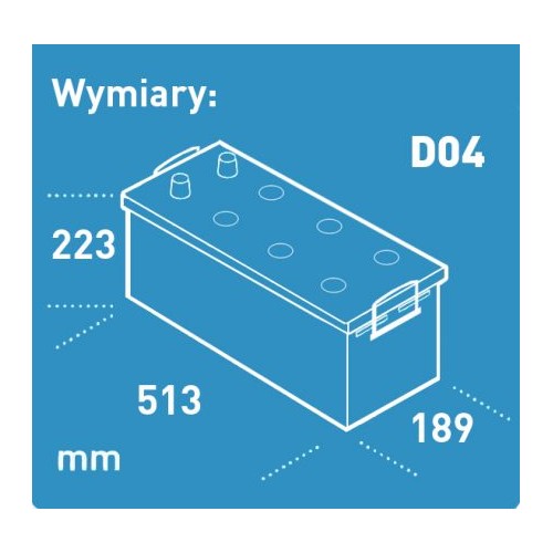 Akumulator 12V 140Ah 800A CENTRA HD PRO CG1403