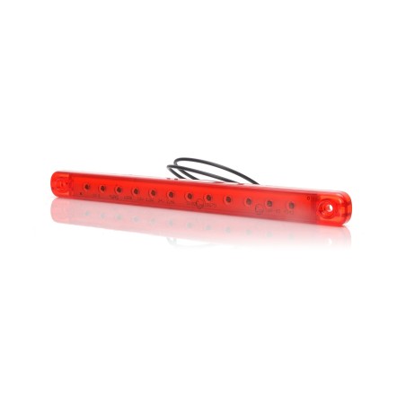 LAMPA TYLNA STOP CZERWONA 12V-24V LED WAŚ 1395KR