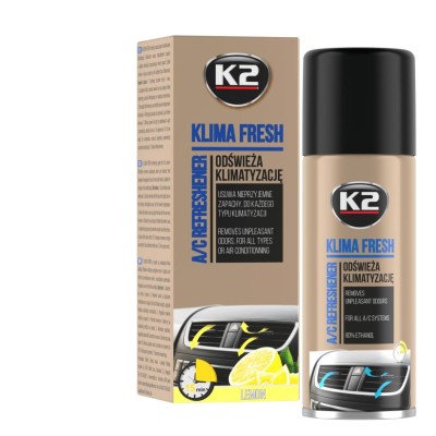 Spray do odświeżania klimatyzacji KLIMA FRESH LEMON 150ml K2 K222