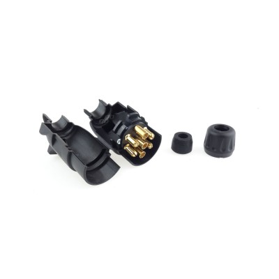 WTYCZKA PRZYCZEPY  7 PIN PLASTIKOWA AMIO 02144