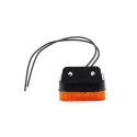 LAMPA OBRYSOWA POMARAŃCZOWA  12-24V LED WAŚ 302