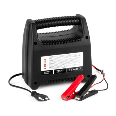 Prostownik mikroprocesorowy do akumulatora 12V 6A AMiO SBC-6A