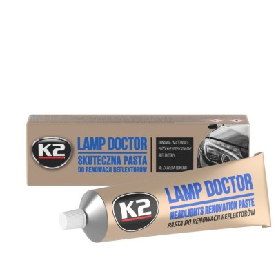 K2 Lamp Doctor - Pasta do renowacji i polerowania reflektorów 60g