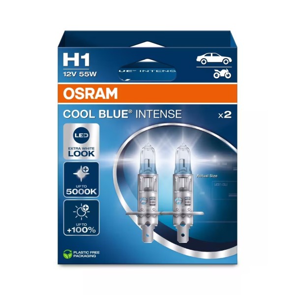 Żarówki halogenowa H1 12V 55W Osram Cool Blue Intense 5000K