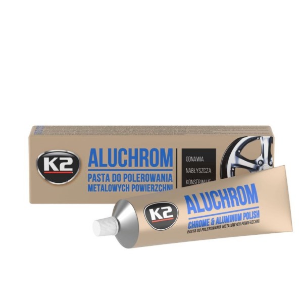 Pasta do polerowania chromu i aluminium K2 Aluchrom K003 120g