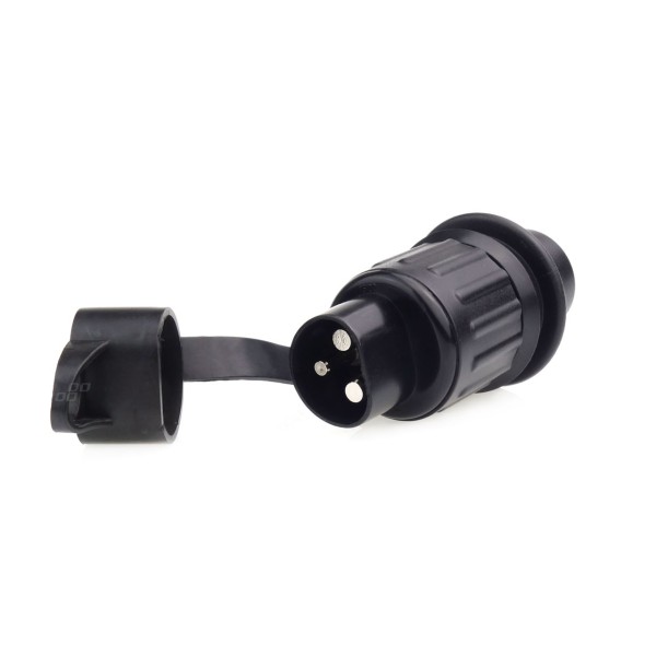 Wtyczka przyczepy 3-pin AMiO 02389 złącze ciągnika maszyn 12V/24V