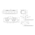LAMPA DO JAZDY DZIENNEJ 12-24V LED 705