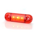 LAMPA OBRYSOWA CZERWONA 12-24V LED 709