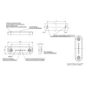 LAMPA OBRYSOWA CZERWONA 12-24V LED 712