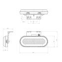 LAMPA OBRYSOWA POMARAŃCZOWA 12-24V LED NEON 1399