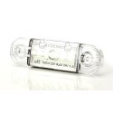 Lampa obrysowa biała LED 713 12–24V – światło pozycyjne do przyczep