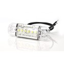 Lampa obrysowa biała LED 713 12–24V – światło pozycyjne do przyczep