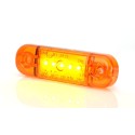LAMPA OBRYSOWA POMARAŃCZOWA 12-24V LED 711