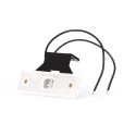 LAMPA OBRYSOWA BIAŁA 12-24V LED WAŚ 219Z