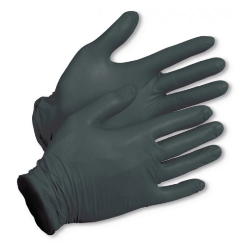 Rękawice nitrylowe czarne xL
