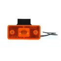 LAMPA OBRYSOWA POMARAŃCZOWA 12-24V LED WAŚ 101Z