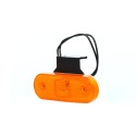 LAMPA OBRYSOWA POMARAŃCZOWA 12-24V LED WAŚ 229Z