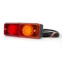 Lampa zespolona tylna LED WAŚ W072UD 487 12–24V IP66/68 – stop, pozycyjne, kierunkowskaz