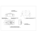 LAMPA OBRYSOWA POMARAŃCZOWA 12-24V LED 278