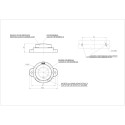 LAMPA OBRYSOWA CZERWONA 12-24V LED 452