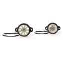 LAMPA OBRYSOWA BIAŁA 12-24V LED WAŚ 519
