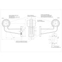LAMPA OBRYSOWA 12-24V LED 543BCP/II
