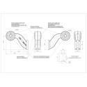 Lampa obrysowa przednio-tylna LED 12V 24V PRAWA WAŚ 427BCP